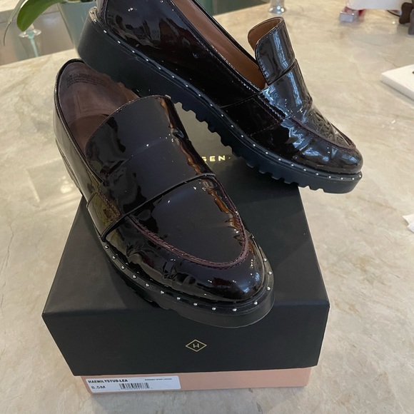 Halogen Burgandy Patent Leather, leather lined. Size 8.5 - Picture 2 of 5